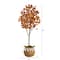 5ft. Artificial Autumn Eucalyptus Tree with Basket